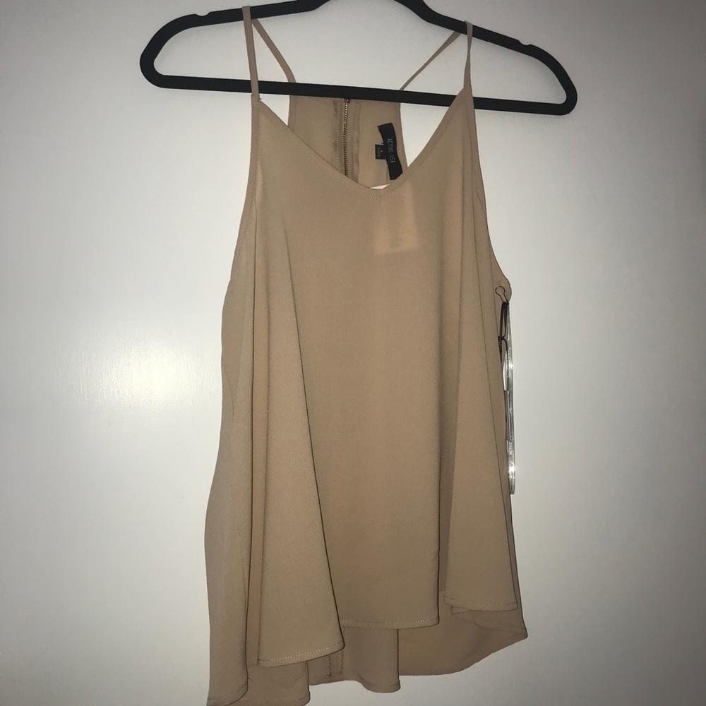 Cream Tank Top